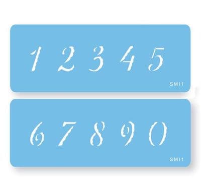 Airbrush Stencil - Numbers