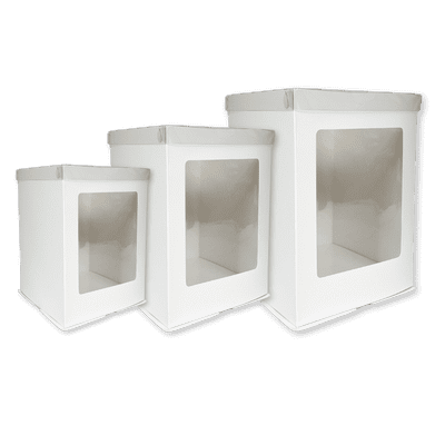 Cake Box Variety Bundle (6 Boxes)- 2 of Each Size: 8