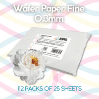 Full Carton EPS Wafer Paper Fine 0.3mm | 112 x 25 Sheets
