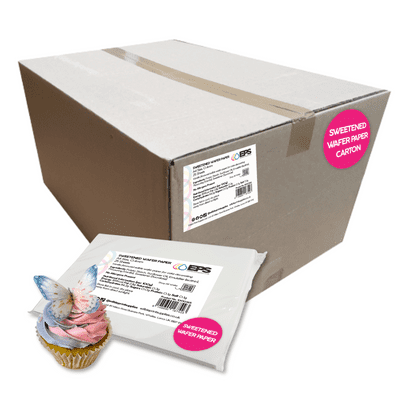 Carton Edible SWEETENED Wafer Paper 0.4mm (48 x 50 sheets)