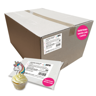 Carton Premium Edible SWEETENED Wafer Card 0.6mm (32 x 50 sheets)
