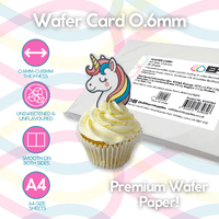 Full Carton EPS Wafer Paper/Wafer Card 0.6mm | 64 Packs A4 Edible Sheets