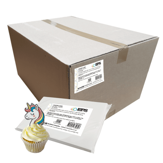 Full Carton EPS Wafer Paper/Wafer Card 0.6mm | 64 Packs A4 Edible Sheets