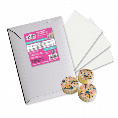 Chocolate Transfer Sheets 265mm x 125mm for Chocolate Mould (50 sheets)
