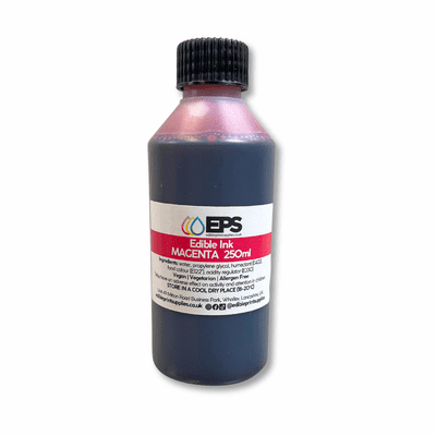 CLEARANCE - 250ml Edible Ink - Single Bottles (Short Dated - 06/2026)