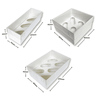 Cupcake Box Variety Bundle (15 Boxes) - 5 of Each Size: 3-Hole, 4-Hole & 6-Hole