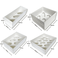 Cupcake Box Variety Bundle (20 Boxes) - 5 of Each Size: 3-Hole, 4-Hole, 6-Hole & 12-Hole