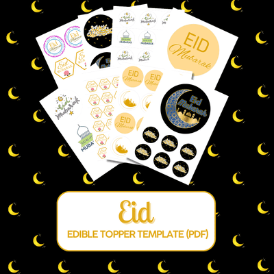 Eid Topper Template -Ready-To-Print Digital Download