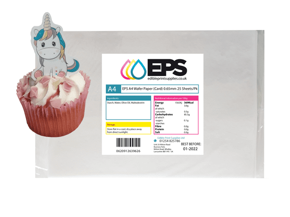 A4 Premium Wafer Paper/Wafer Card | Edible Print Supplies