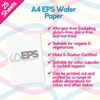 A4 Edible Wafer Paper for Edible Printing | Edible Print Supplies