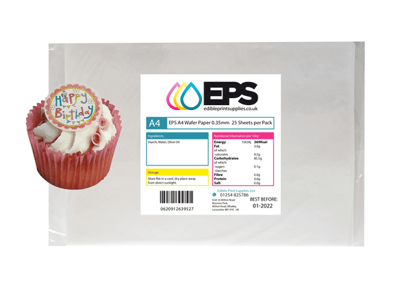 A4 Edible Wafer Paper for Edible Printing | Edible Print Supplies