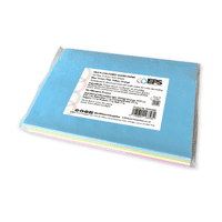 EPS Multi-Coloured Wafer Paper 0.3mm (100 Sheets) - Blue, Green, Pink, Yellow, Orange