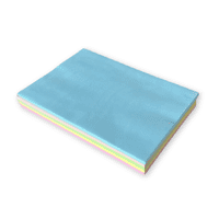EPS Multi-Coloured Wafer Paper 0.3mm (100 Sheets) - Blue, Green, Pink, Yellow, Orange