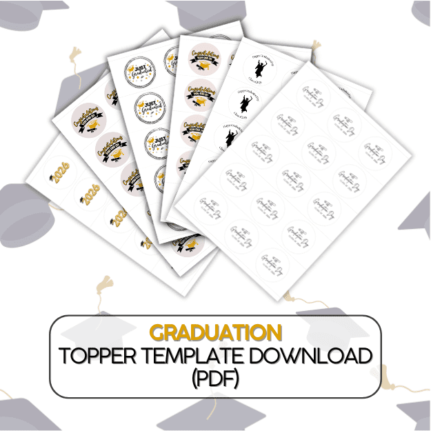 Graduation Topper Download | Edible Print Supplies