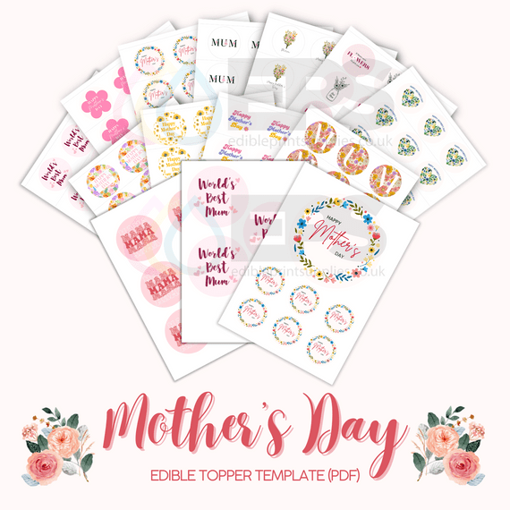 Mother's Day Edible Topper Download | Edible Print Supplies