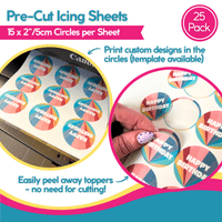 Pre-Cut Icing Sheets - 2