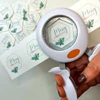 Hexagon Squeeze Punch Cutter for Edible Images - Wafer Paper or Icing Sheets -  Extra Large Size (5cm/2 inch).