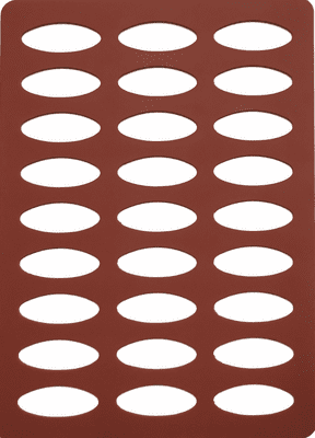 Sweet Artist Chocolate Stencil - Oval