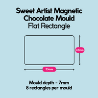 Sweet Artist® Professional Polycarbonate Chocolate Mould with Magnetic Base