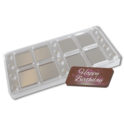 Sweet Artist Magnetic Chocolate Mould  - Flat Rectangles