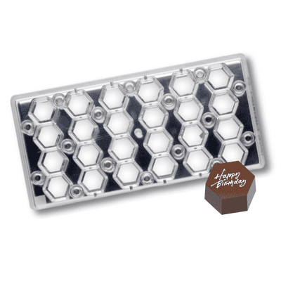 Sweet Artist Magnetic Chocolate Mould   -  Hexagon