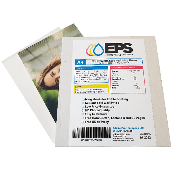 Edible Printing Supplies Including Icing Sheets, Wafer Paper, Edible