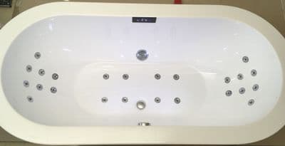 Free standing Olympia whirlpool bath