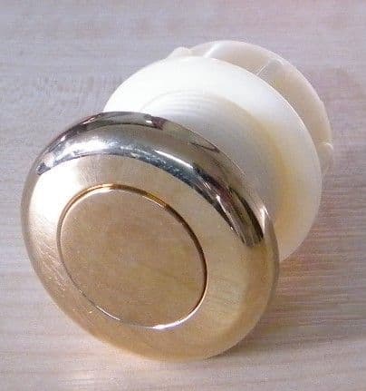 Pneumatic On/Off button Gold