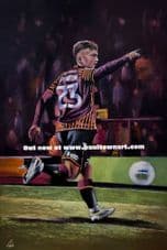 'Bobby Pointon  - He's One of Our Own' - Bradford City Celebration- 20'' x  30'' Box Canvas
