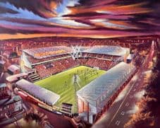 'Our Church' Valley Parade, Bradford City- 20'' x 26'' Box Canvas