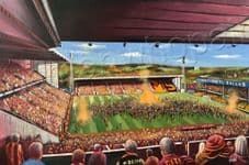 'Promotion Party at Valley Parade' , Bradford City 2024/25 - unframed A3 Print