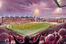 'Valley Parade, Bradford City - unframed A3 Print