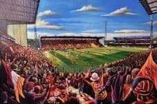 'Valley Parade Delirium'  Bradford City  - unframed A3 Print