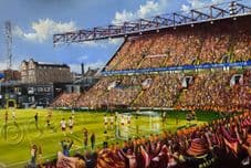 90+6' Sarcevic winning promotion goal  Bradford City v Fleetwood 3rd Poster Print 20'' x 30'' approx