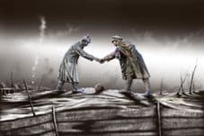 Aston Villa Themed Christmas Day Truce A3 approx poster print