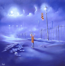 Bantams in the Sky -Poster Print 20'' x 20'' approx