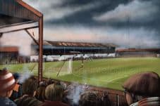 Borough Park, Workington AFC 1977 v Newport County 20'' x 30'' approx poster print