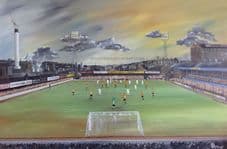 Bradford City 1970 FA Cup v Tottenham Hotspur 20'' x 30'' Box Canvas Print