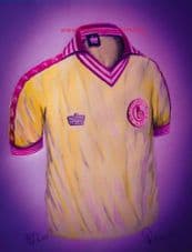 Bradford City 1978 Away Kit 20'' x 30'' Box Canvas