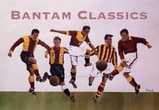 Bradford City Classic Kits - unframed A3 Print