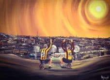 Bradford City 'Forever Friends' - unframed A3 Print