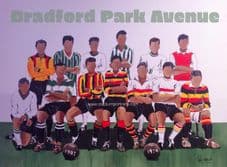 Bradford Park Avenue Team Classic Kits 20'' x 30'' Box Canvas