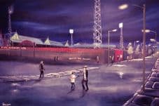 Bradford Park Avenue - Walking up to the Avenue- 20'' x 30'' approx poster print