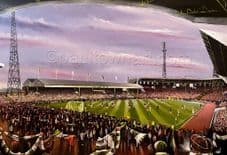 Celtic v Dundee 1988 Box Canvas Print
