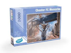Chester FC  Memories 1000 Piece Jigsaw blue box