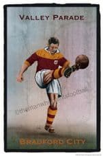 Cigarette Style card - Bradford City 1950/51 - unframed A3 Print