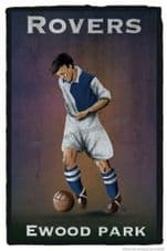 Cigarette Style Card - Ewood Park Blackburn Rovers - 20'' x 30'' approx poster print