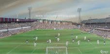 Crystal Palace Selhurst Park 1969 v Manchester United 17'' x 8'' Print