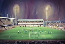 Derby County v Real Madrid 1975 European Cup 20'' x 30'' Box Canvas