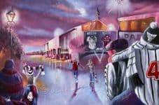 Dunfermline Athletic 2022/23 kit release - 20'' x 30'' Box Canvas Print